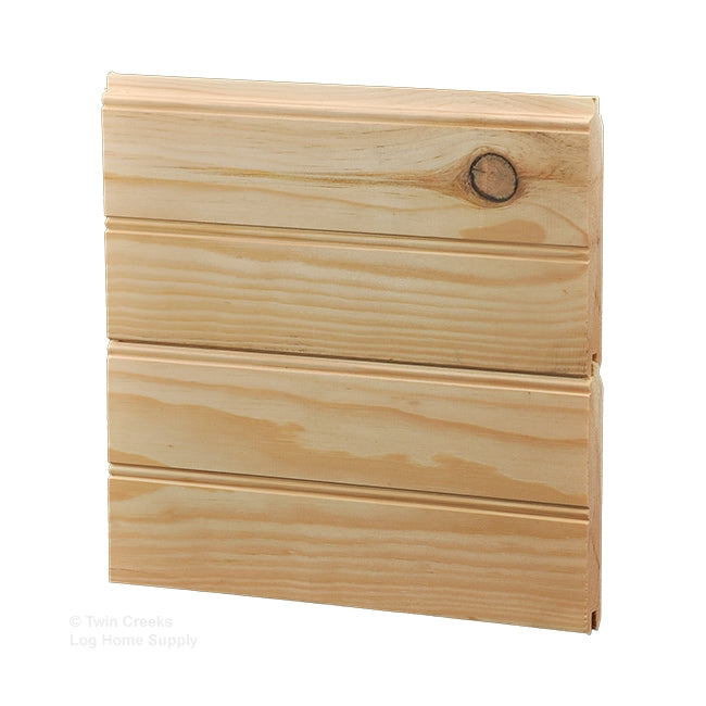 1x6 White Pine T&G Paneling - Stacked E&CB View