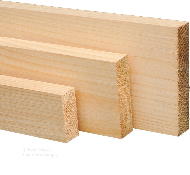 Eastern White Pine S4S (Various Widths Lined Up)