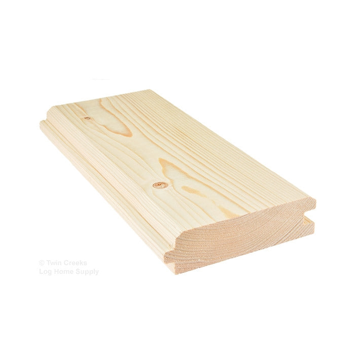 2x6 Spruce Tongue & Groove Paneling - "V" Groove Edge Profile