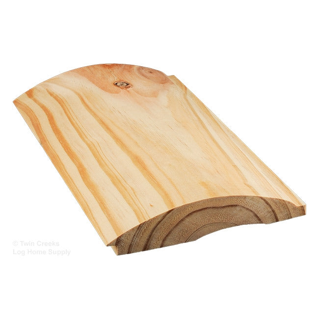 2x8 Southern Yellow Pine "D" Log Siding (Profile)