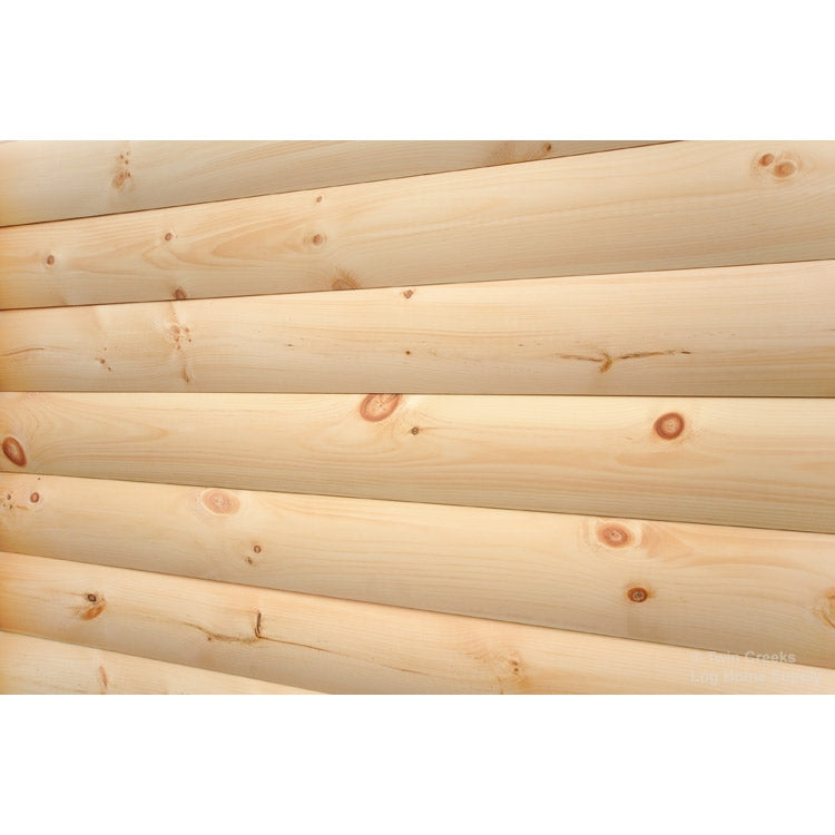 2x8 White Pine D Log Siding | Twin Creeks Log Homes – Twin Creeks Log ...