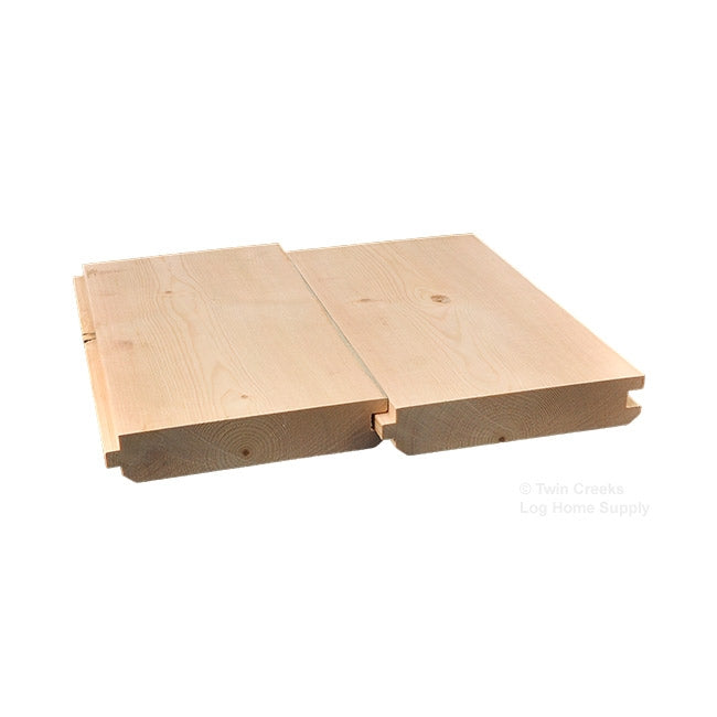 2x8 White Pine T&G Decking - Pieces Connected