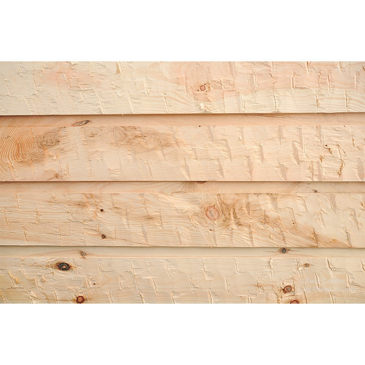 Chinking Machine 5/4x12 White Pine Chink Log Siding | Twin Creeks
