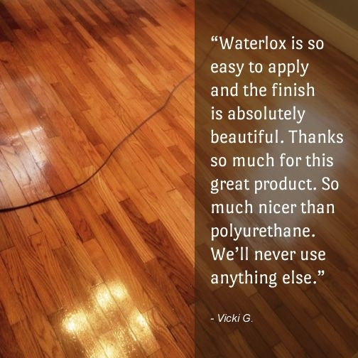 Waterlox Original High Gloss Finish (Floor Application)