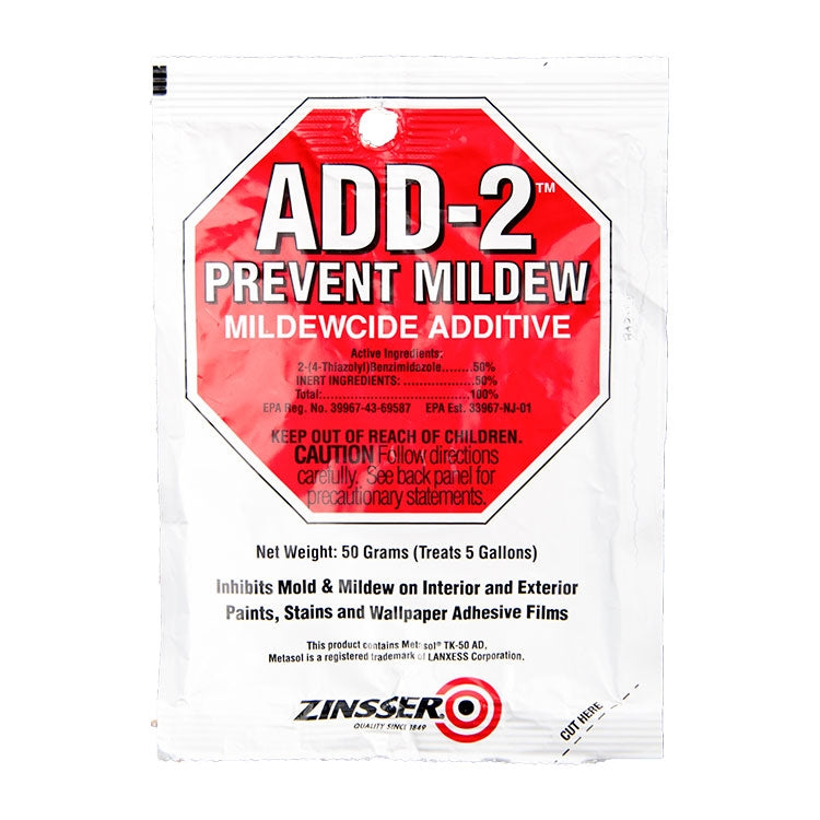 ADD-2 Prevent Mildew Mildewcide Additive (Front)