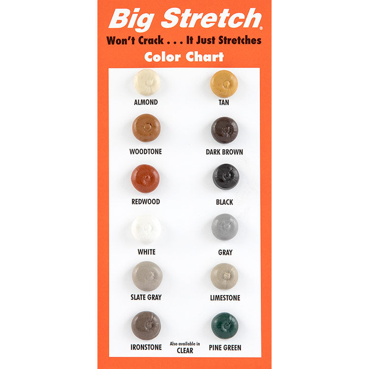 Sashco Big Stretch Caulk Color Chart