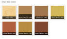 Check Mate 2 Log Check Sealant - Color Chart