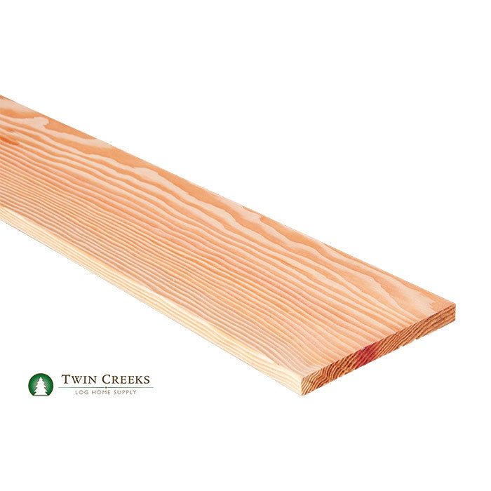 1x8 Douglas Fir Trim Board - Angled Profile