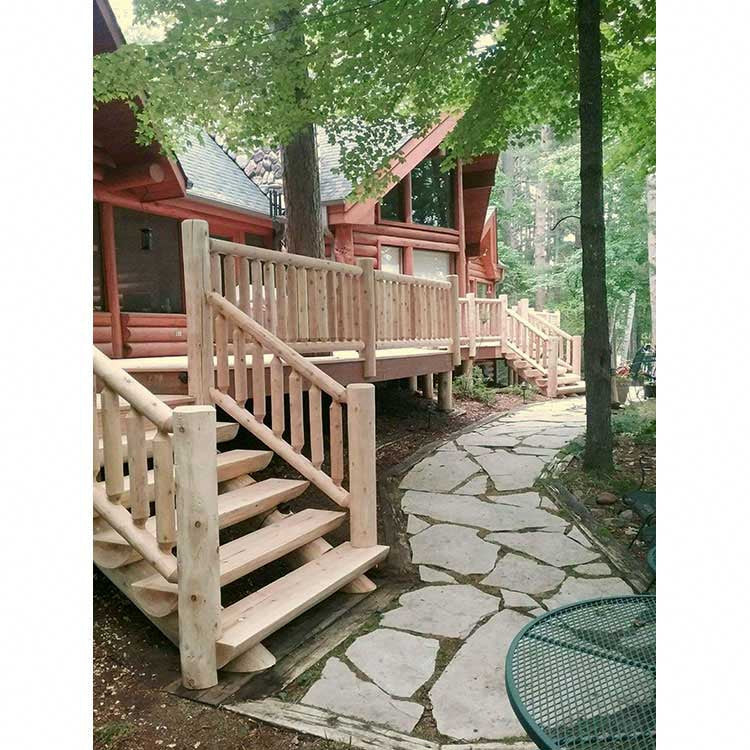 Outdoor Install w/ Railing