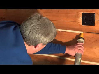 Perma-Chink Chinking for Log Homes | Twin Creeks – Twin Creeks Log Home ...