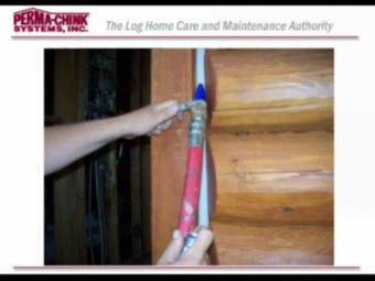 Perma-Chink Chinking for Log Homes | Twin Creeks – Twin Creeks Log Home ...