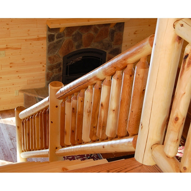 Log Railing Hardware Log Railing – Twin Creeks Log Home Supply