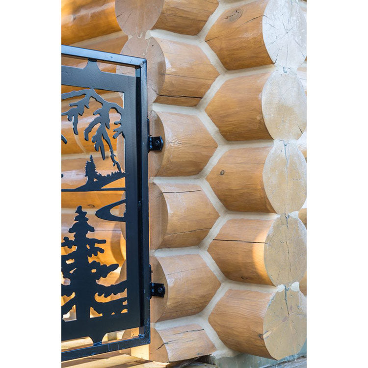 Swinging hinged barn doors - Sashco Log Home Products