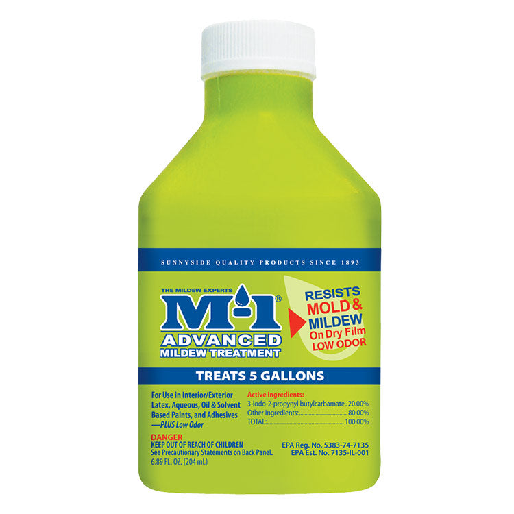 M-1 Advanced Mildewcide - 6.89 Oz. Bottle - 5 Gallon Treatment