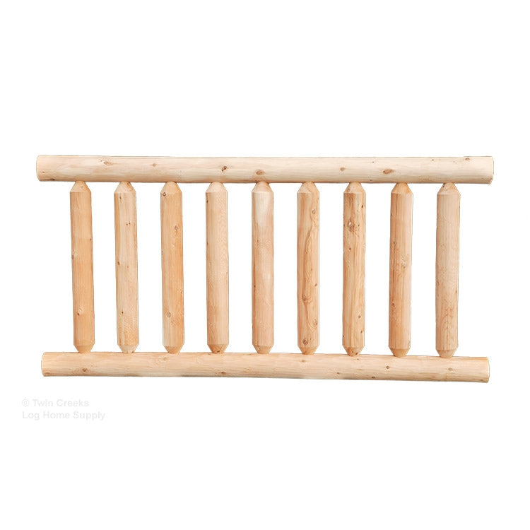 Rustic Cedar Rails Northern White Cedar Log Railing | Twin Creeks
