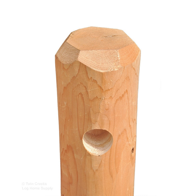 Ceder Post Railing Northern White Cedar Hand Peeled Rail Posts