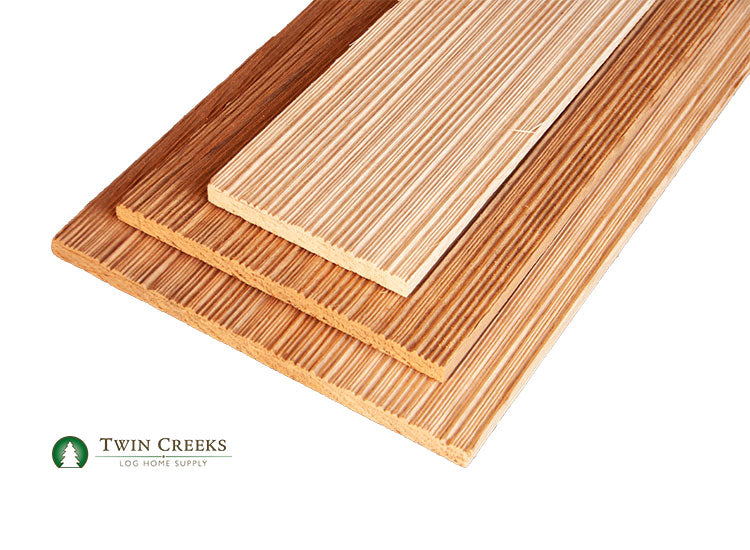 #1 Grade, 18" (Perfection), R&R Western Red Cedar Shingles - Grooved Texture - Overlapped