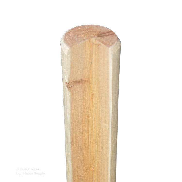 Northern White Cedar Hand Peeled Rail Posts – Twin Creeks Log Home Supply