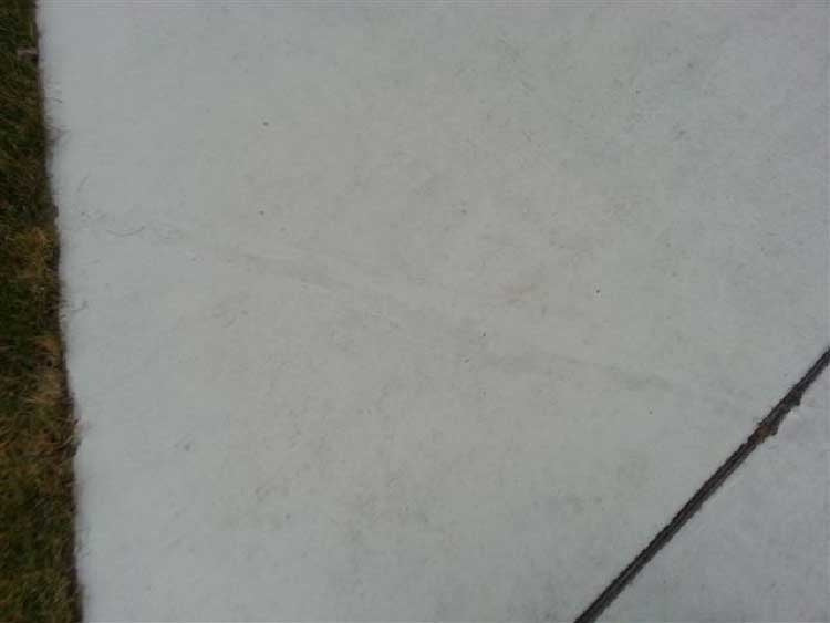 Slab Concrete Crack Repair Caulk - After Slab Repair