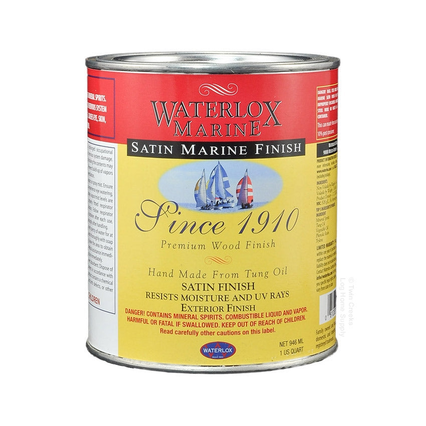 Waterlox Marine Satin Finish (Quart) - Old Packaging