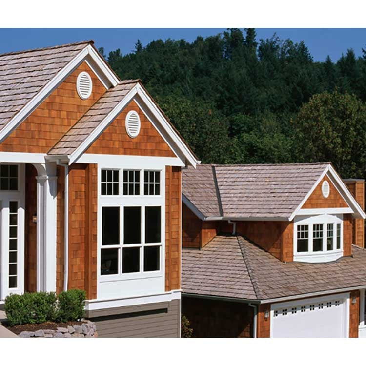 Western Red Cedar Hand-Split Medium Roof Shakes - Installed