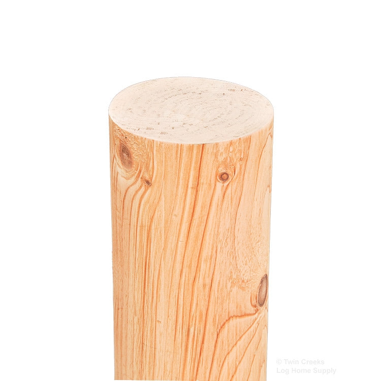 White Pine Solid Round Posts 