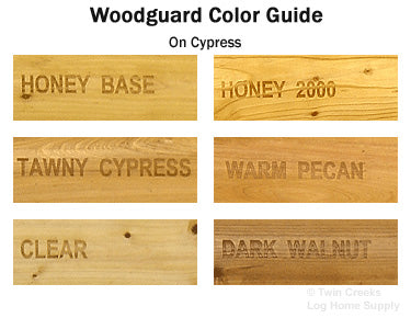Woodguard Color Chart - On Cypress