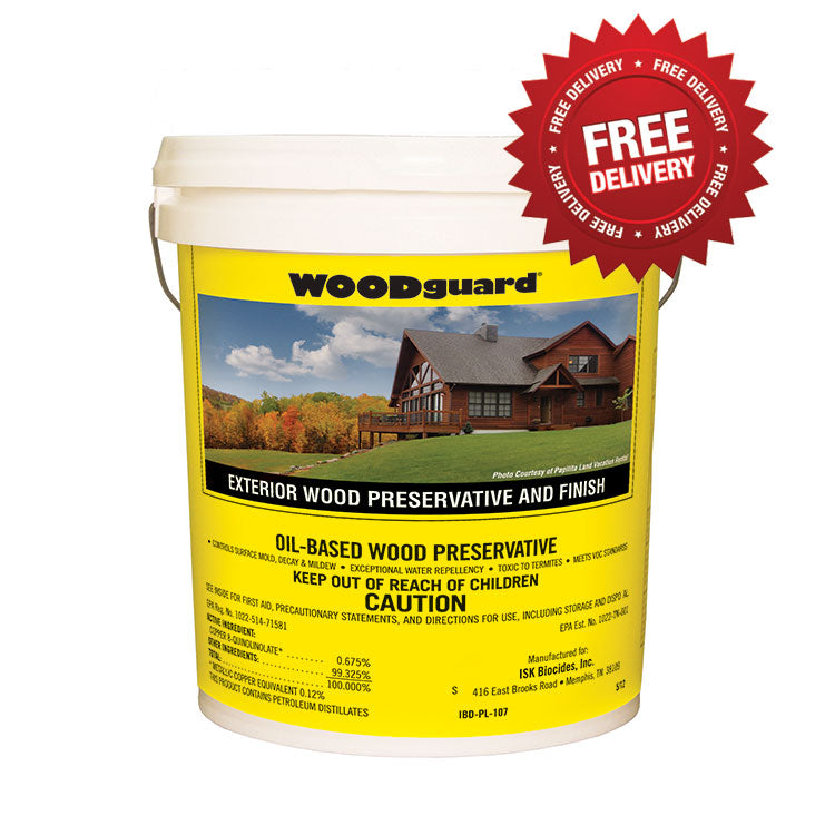 Woodguard Exterior Stain - Free Shipping on 5 Gallon Pails